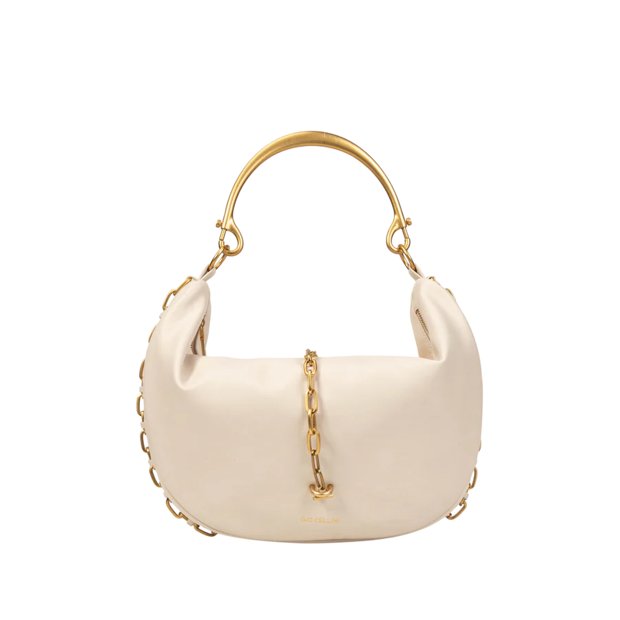 Gio Cellini Borsa A Spalla Bianca DD073