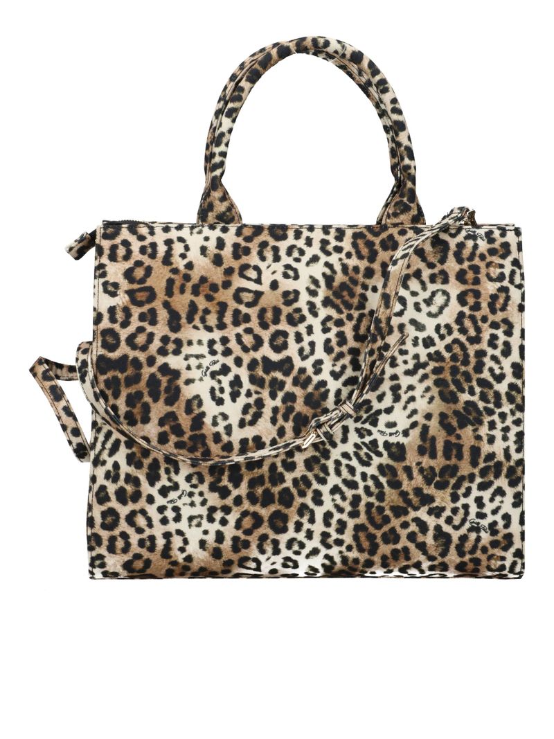 Gaelle Maxi Shopper Banda Logo Maculato GAACW03109