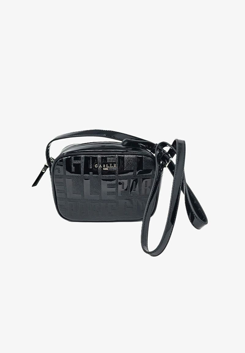 Gaelle Borsa Camera Bag Vernice Nera GAACW03072