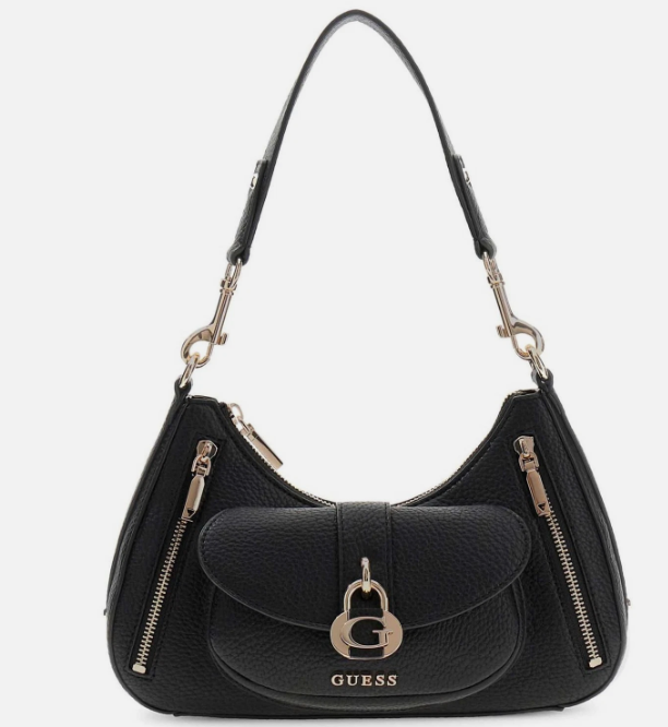 Guess Borsa a Spalla Jessa Nera BG836218