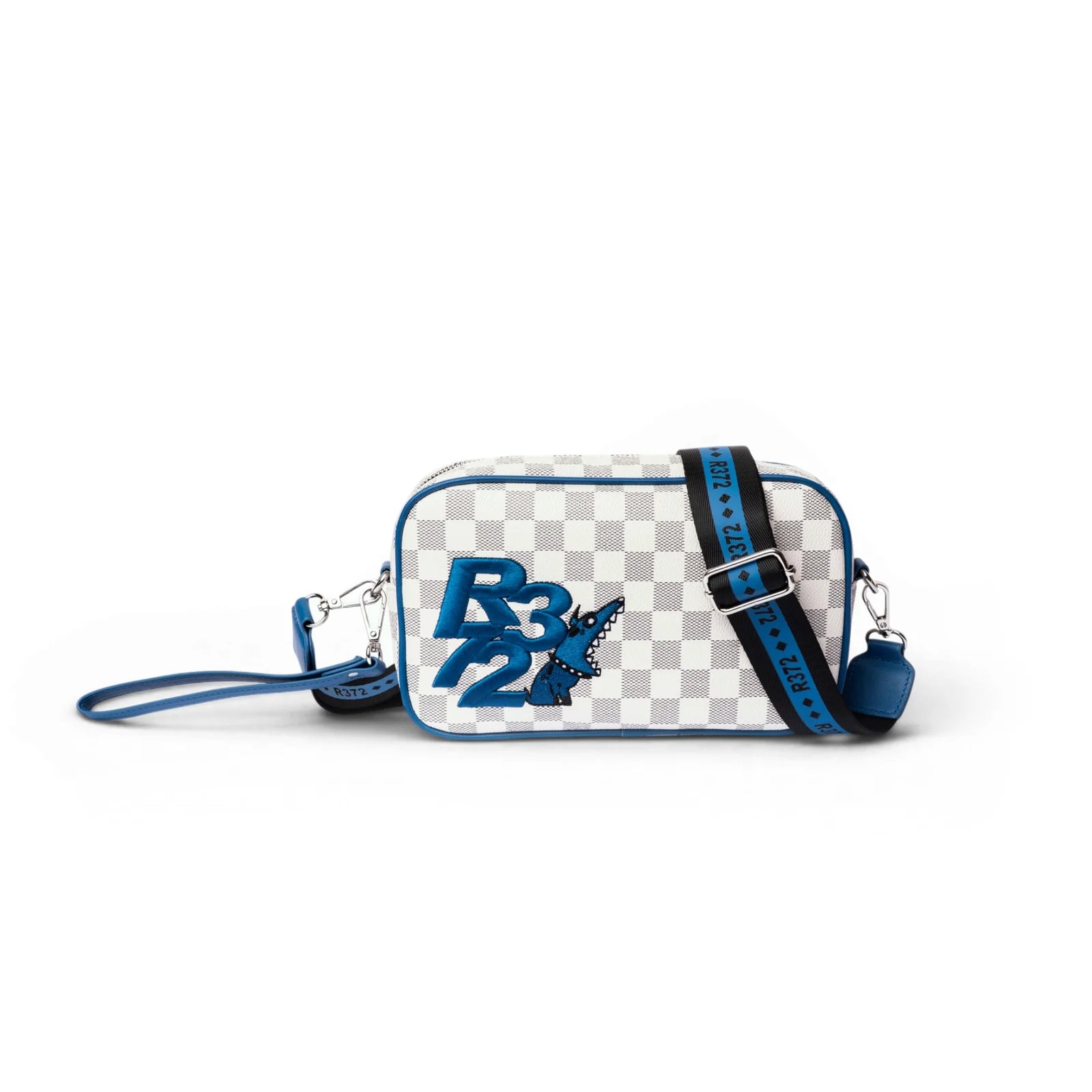R372 Pochette a mano con tracolla P001 Bianca