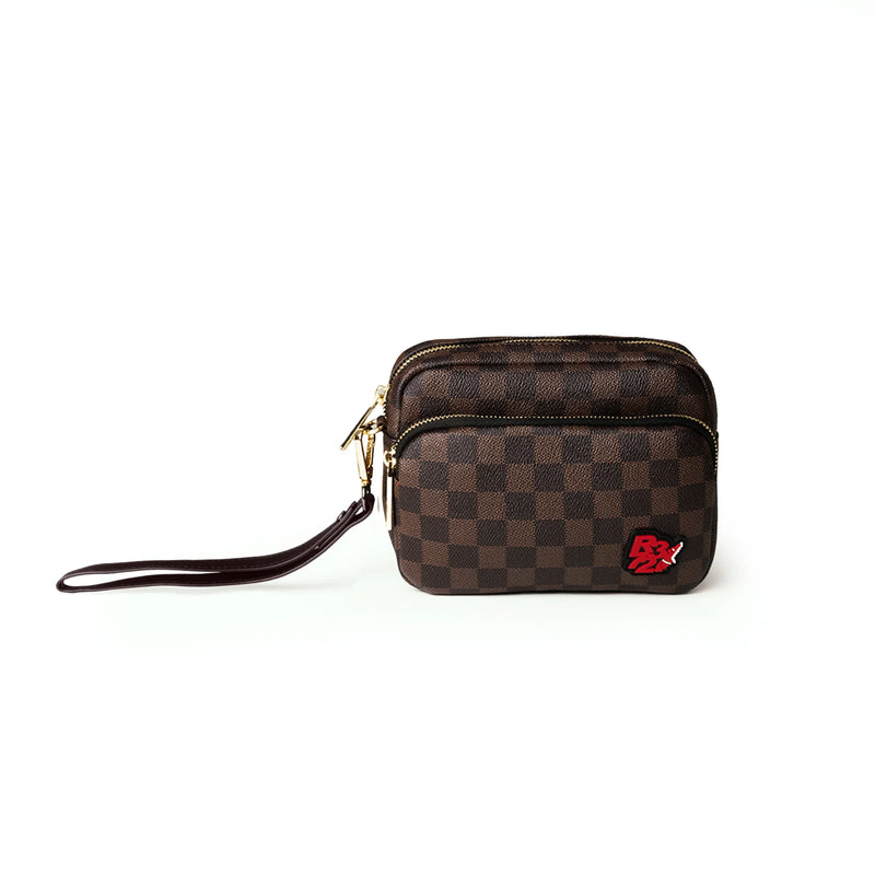 R372 Pochette a mano P007 Marrone