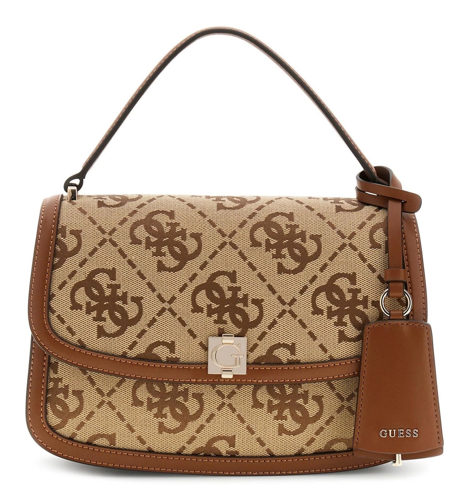 Guess Borsa a Mano/Tracolla Audrey Logo Latte Logo JG975521