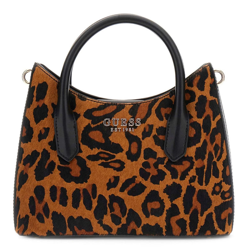 Guess Borsa a Mano Domitilla Mini Leopard