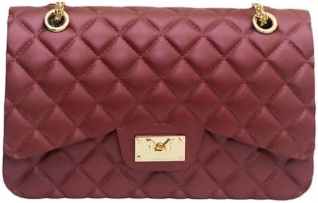 Marc ellis Borsa A Spalla Flat Falcon M Burgundy