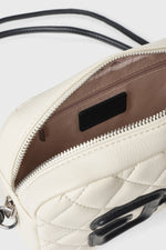 Gaelle borsa a tracolla bianca e nera