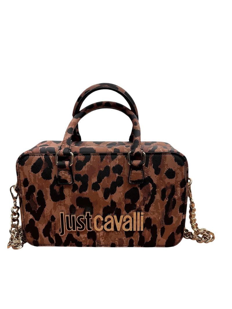Just Cavalli Borsa A Mano Marrone/Nera