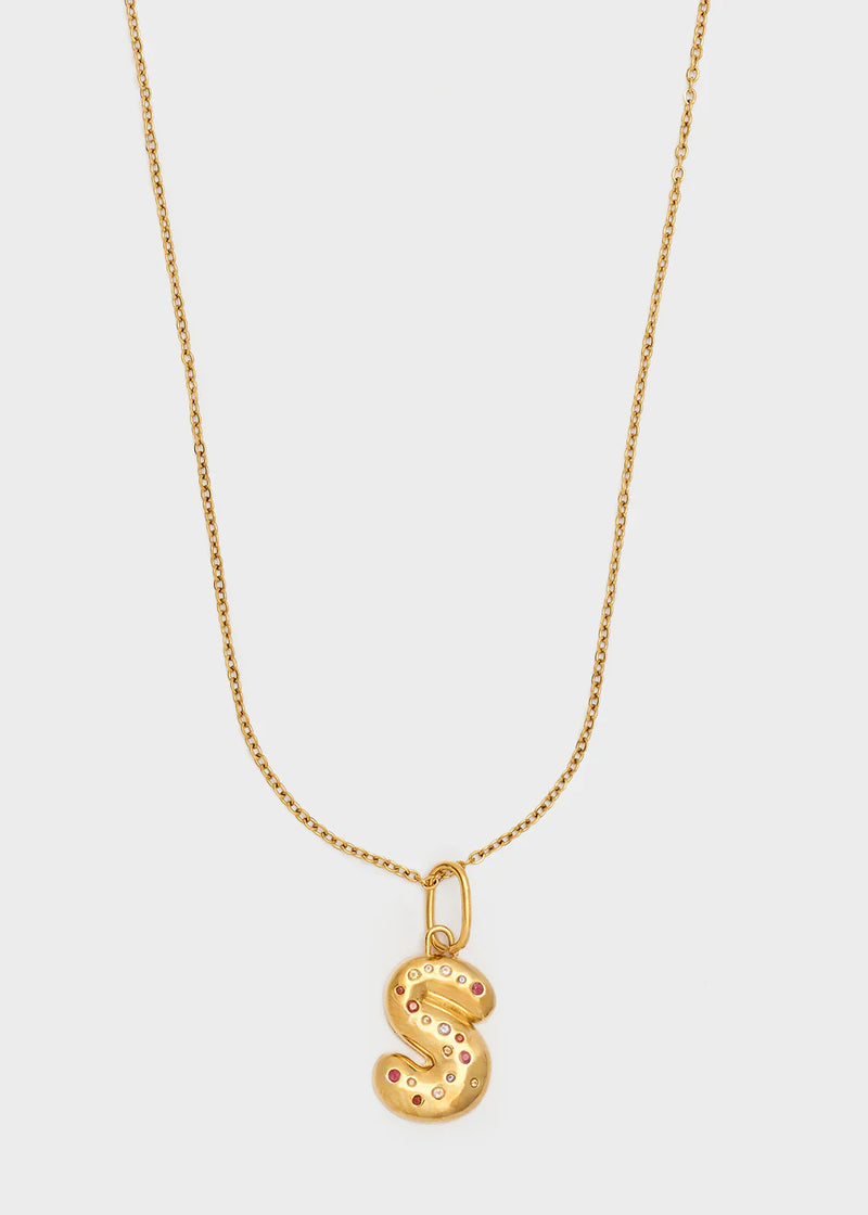 Nali' Collana Chunky Lettera Oro