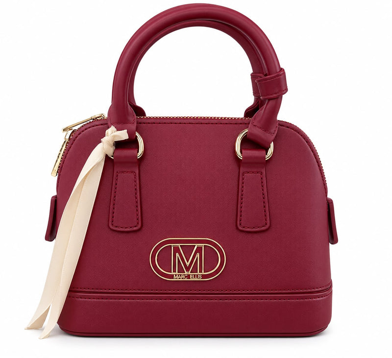 Marc Ellis Borsa A Mano/ Tracolla Flat Maddy Burgundy