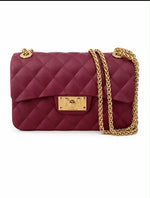 Marc ellis Borsa A Spalla/Tracolla  Flat Falcon XS Plum/Light Gold
