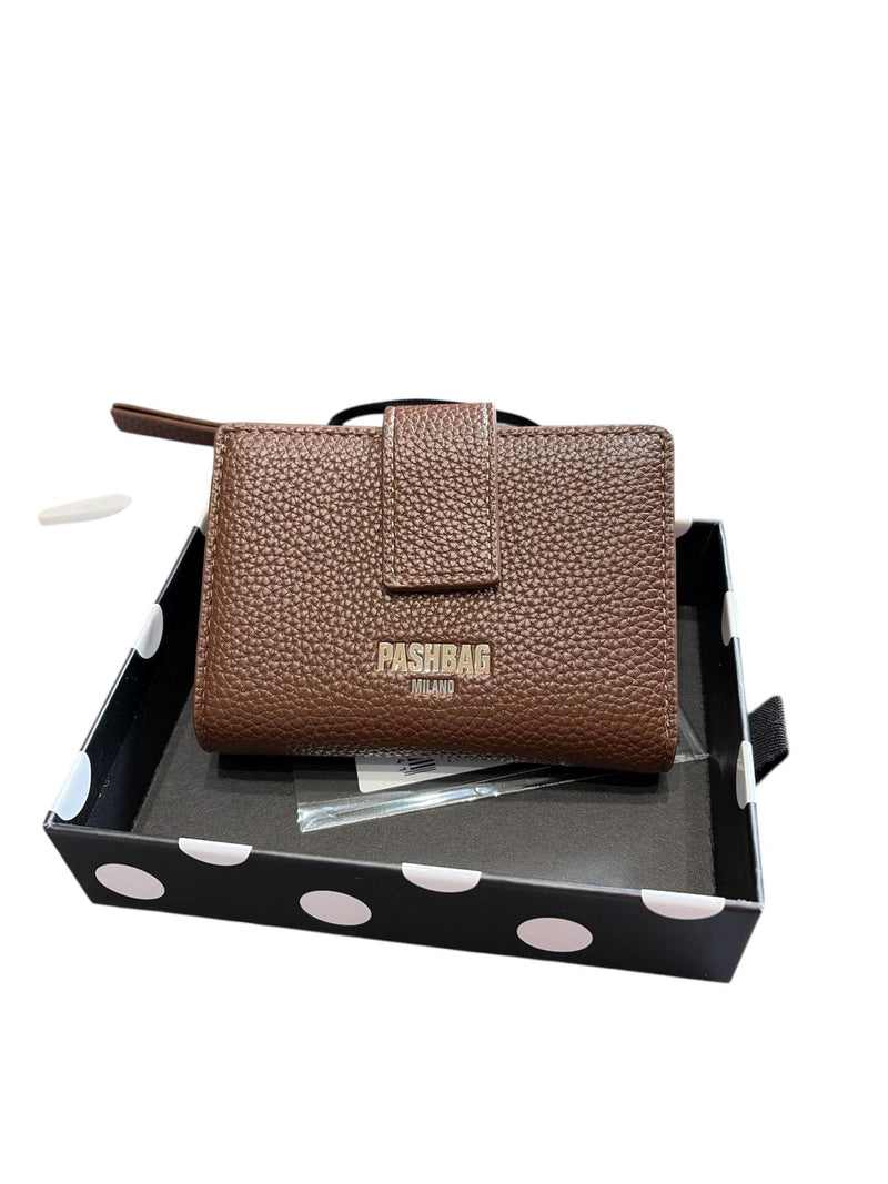 PASHBAG PORTAFIGLIO MINI LIKE IT CLIFF MARRONE