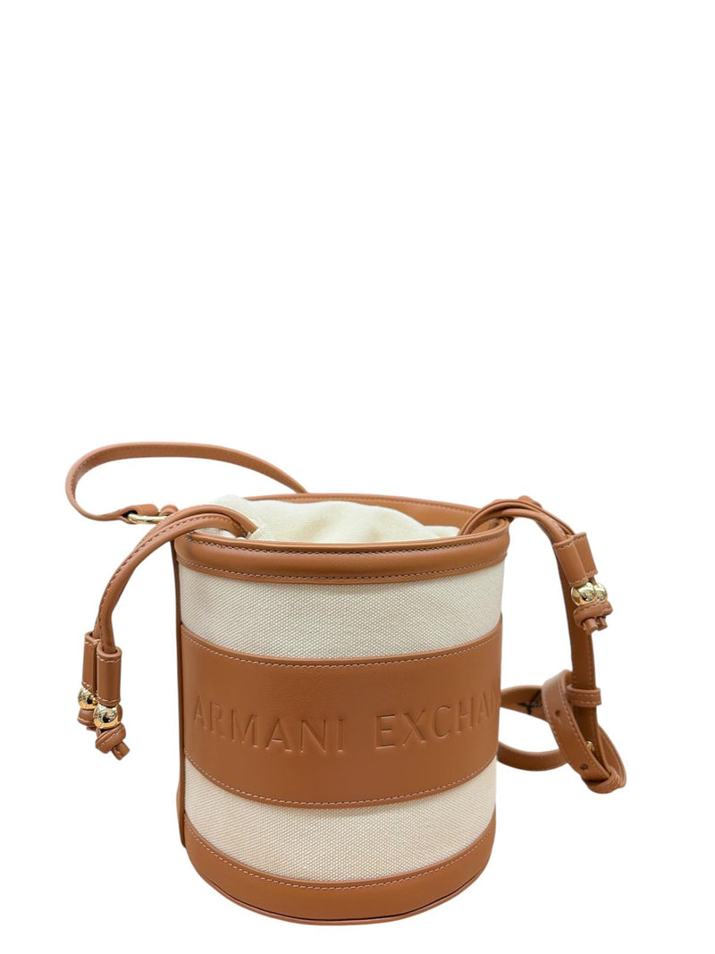 Armani Exchange Borsa A Tracolla Natural/Cuoio XW002183