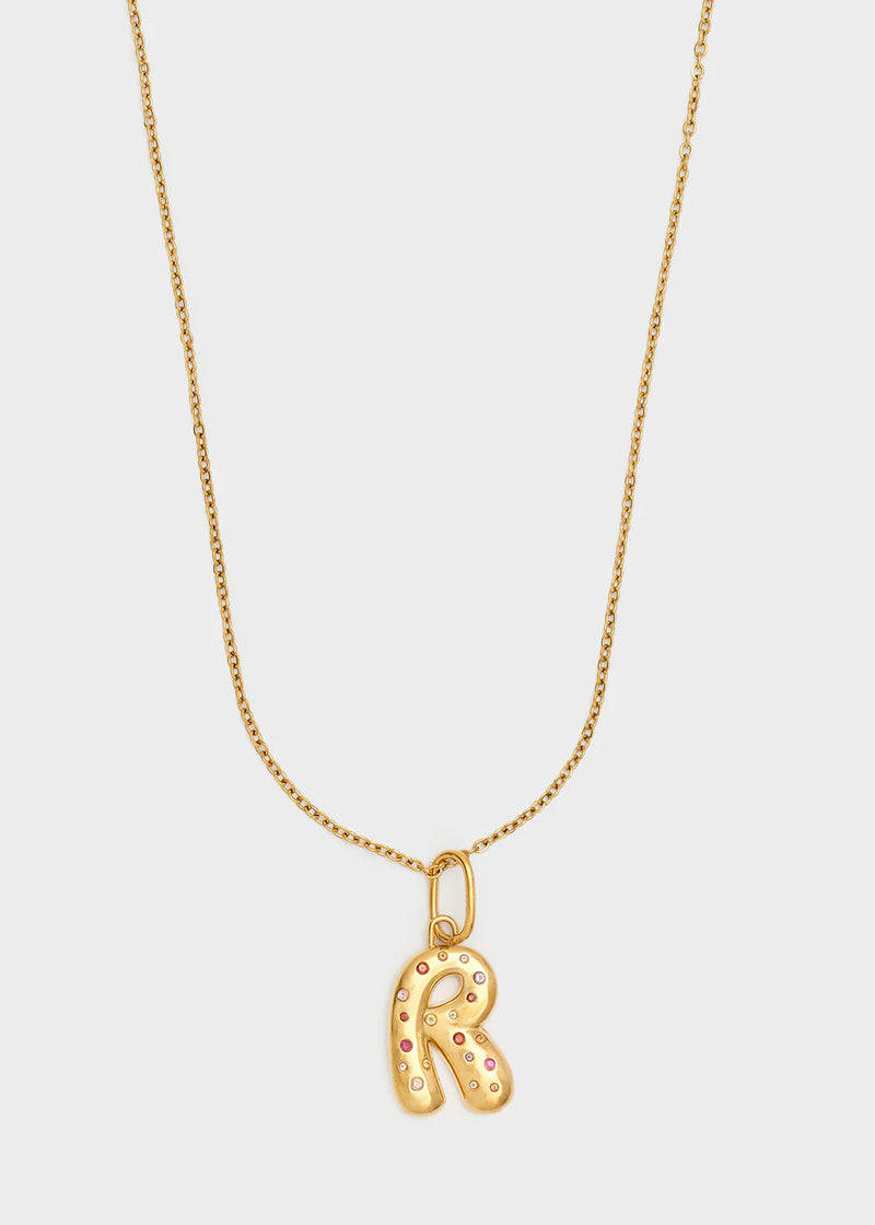 Nali' Collana Chunky Lettera Oro