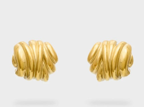 Nali' Orecchini Fasce Intrecciate Oro PWOR0019