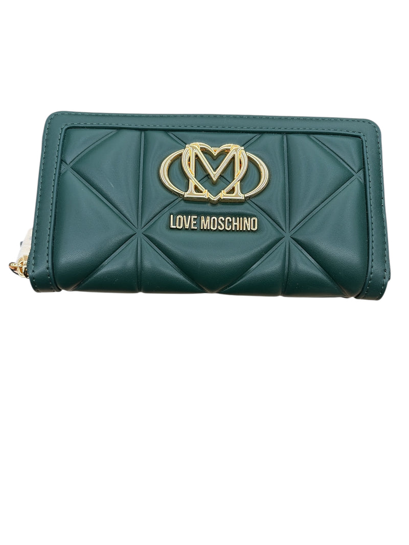 Love Moschino Portafoglio Grande Verde