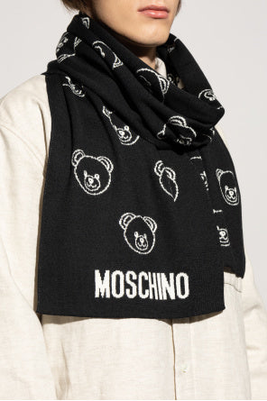 Sciarpa in lana Nera/Bianca