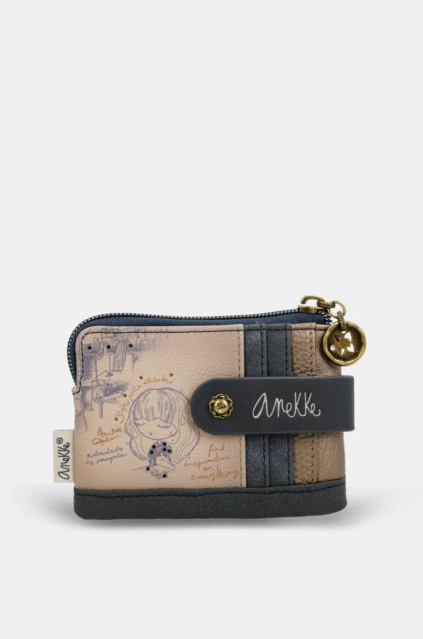 Anekke Portamonete  Medio Blu