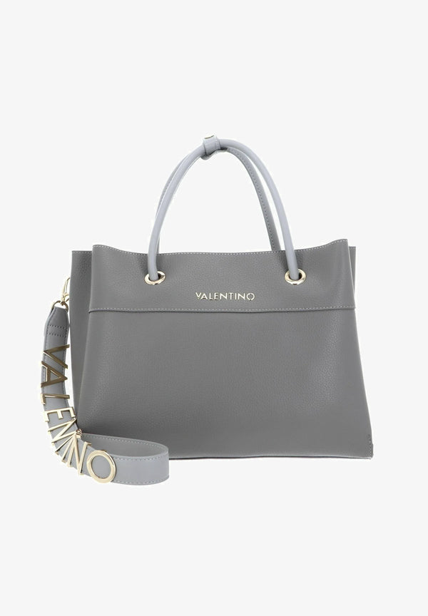 Mario Valentino Alexia Borsa VBS5A802 Doppio Manico Grande Grigia