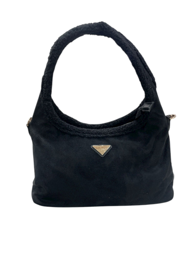 Sacmoi Borsa a Spalla/Tracolla Black Rosa