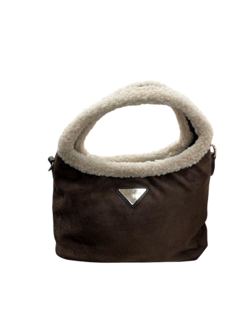 Sacmoi Borsa a Spalla/ Tracolla Small Brown Marie