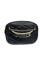 Gaelle borsa a tracolla con Perle e Charms  Nero