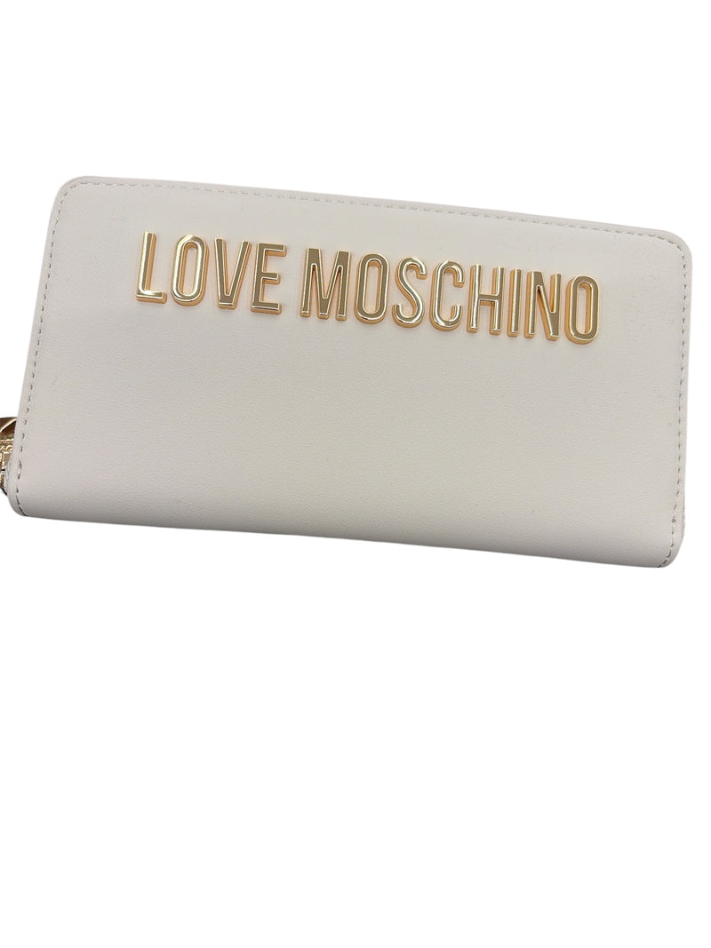 Love Moschino Portafoglio Grande Avorio