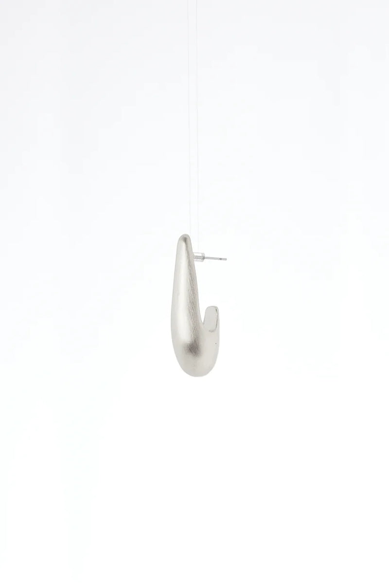 Sodini Bijoux Orecchini Livia Argento Satinato