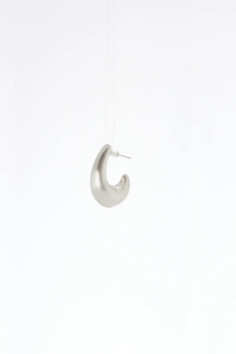 Sodini Bijoux Orecchini Livia Argento Satinato