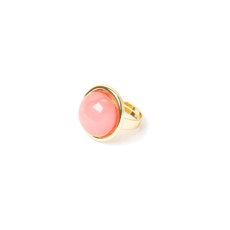 Sodini Anello con cabochon in cornice Ester - Rosa