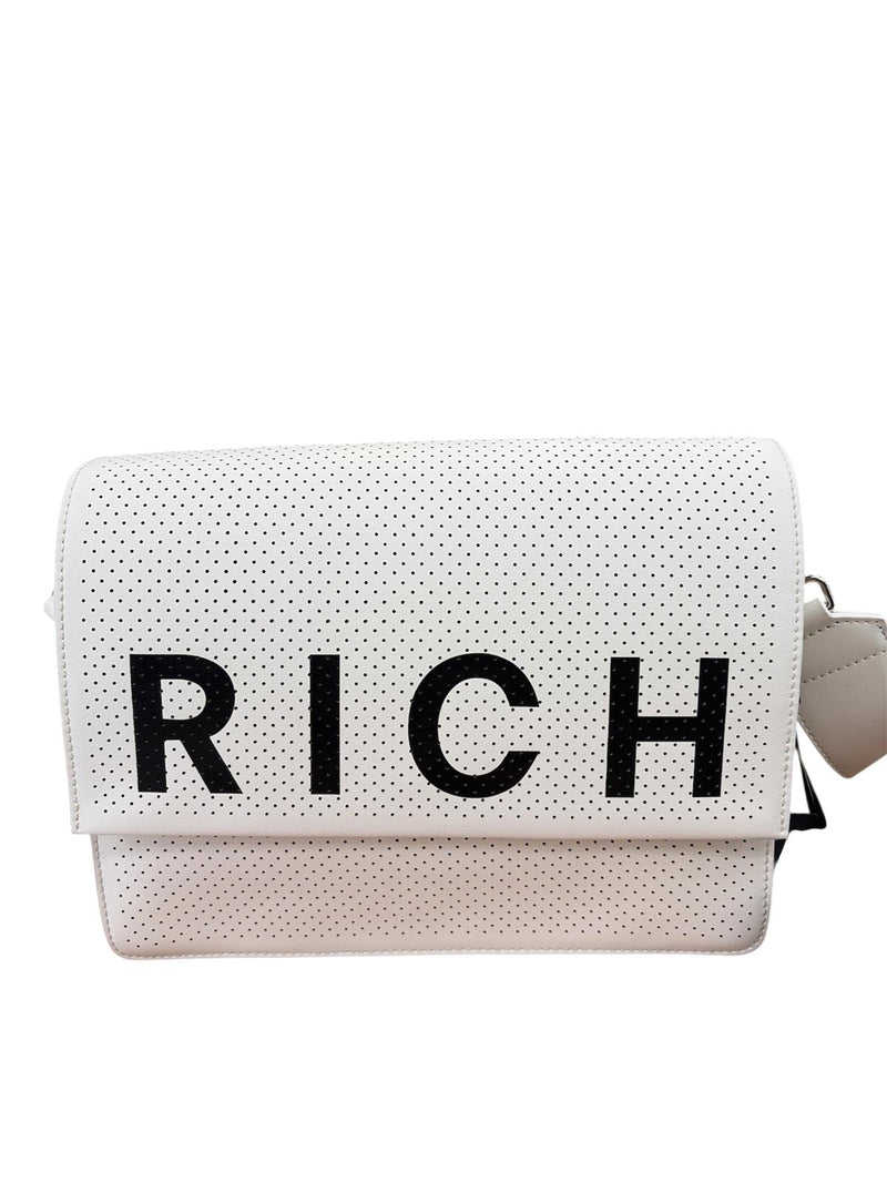 John Richmond Borsa A Tracolla Bianca /Nera