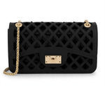 Marc Ellis Borsa A  Spalla Flat Bask Leo Black