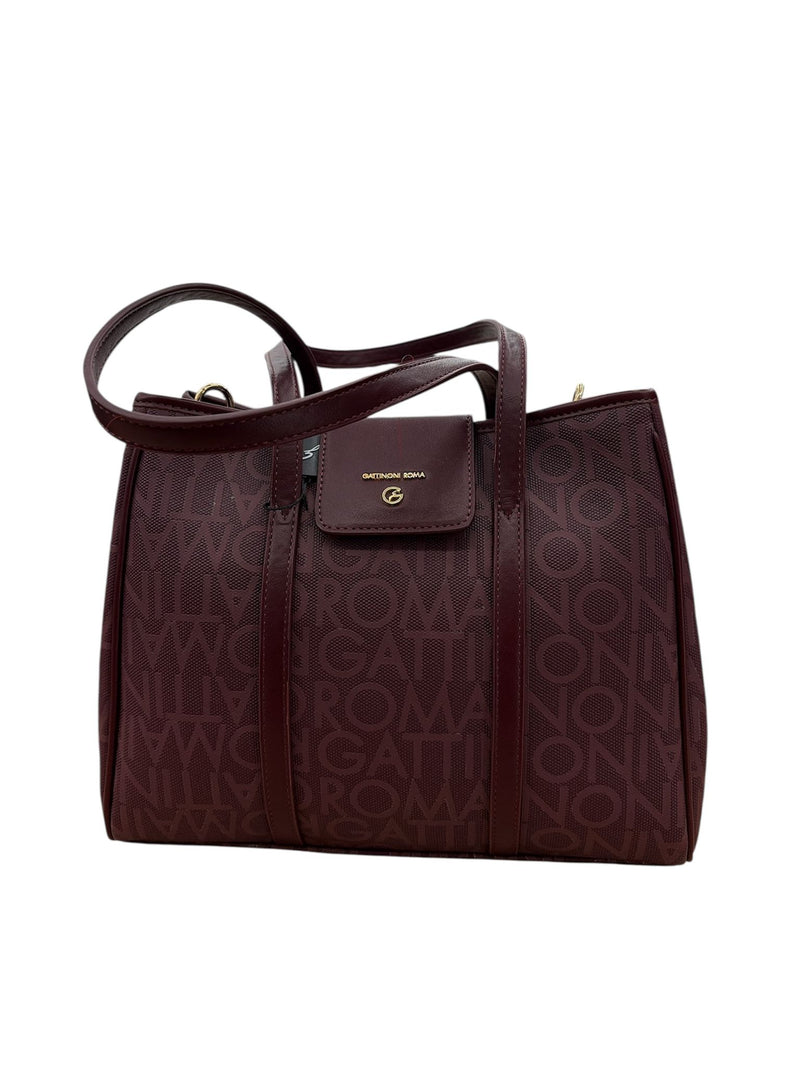 Gattinoni Charlie S. Double Handle Bordeaux