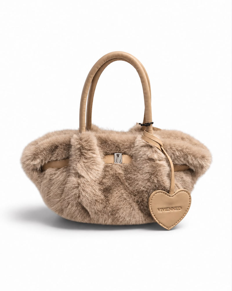 Vivienne d Borsa A Tracolla Fur Camel