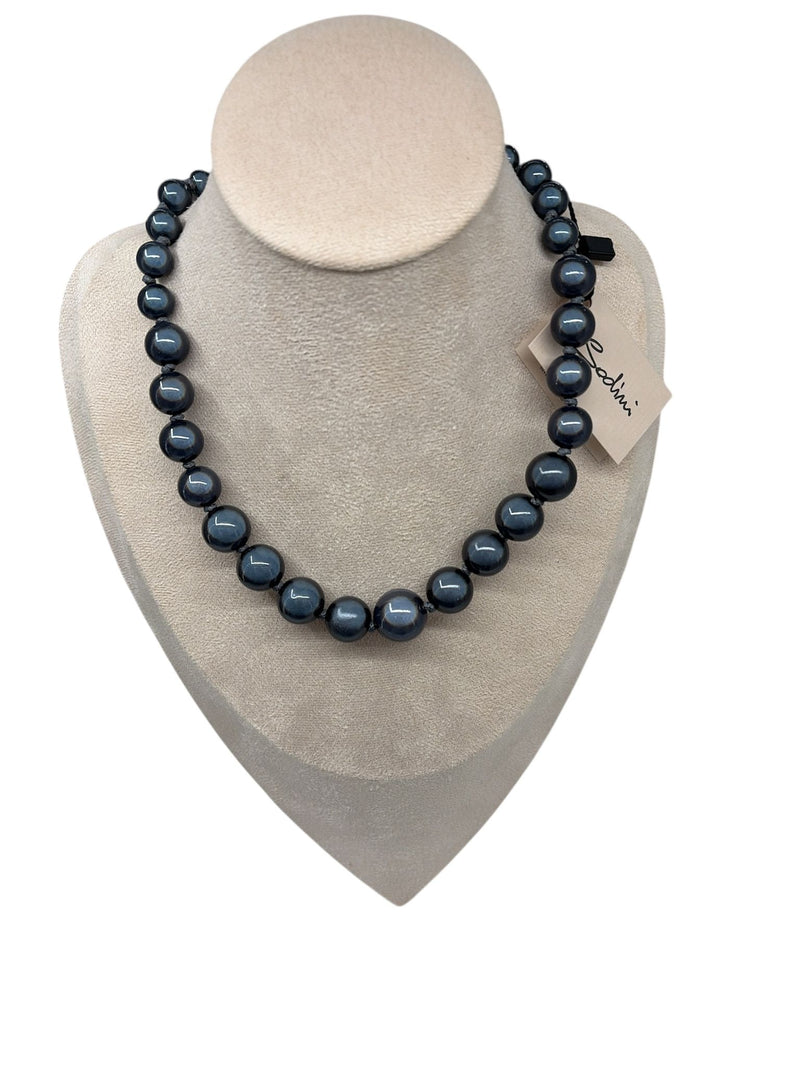 Sodini Bijoux Girocollo grandi e piccole boule Blu