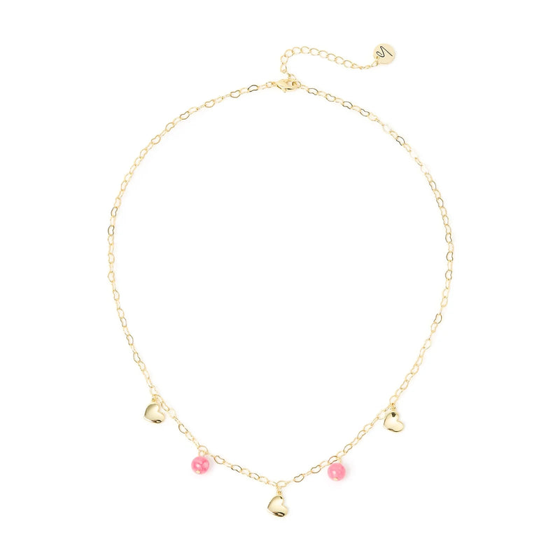 Sodini Bijoux Collana corta catena di cuoricini Candy Love - Rosa 900646