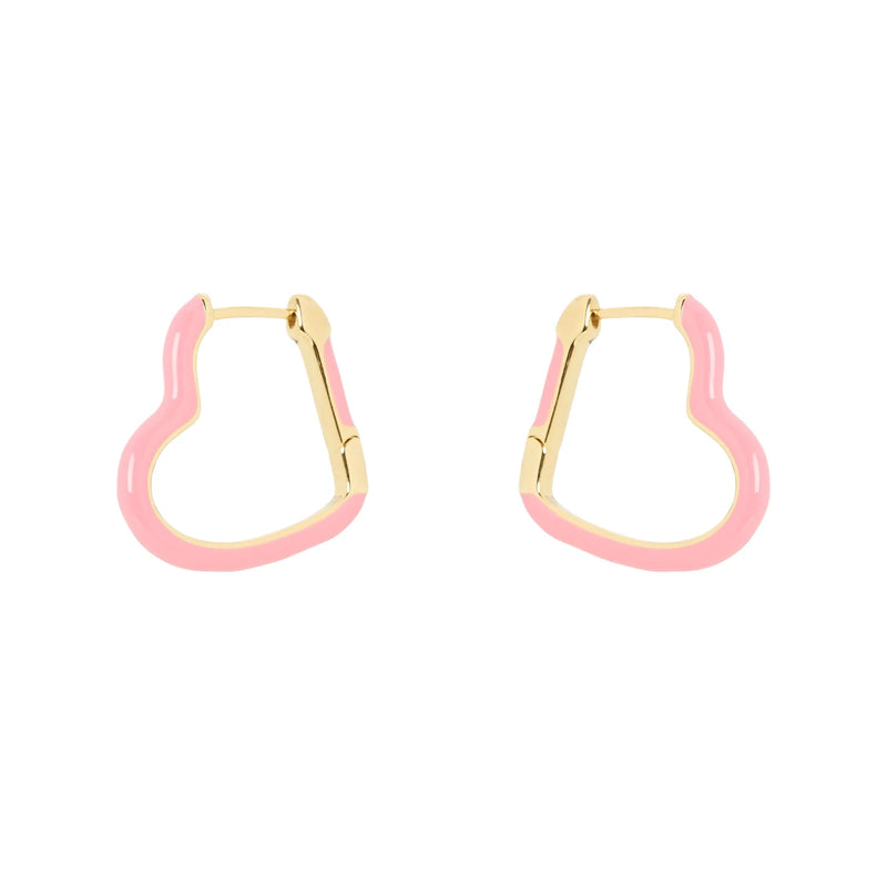Sodini Bijoux Orecchini cerchio a cuore Candy Love - Rosa 900650