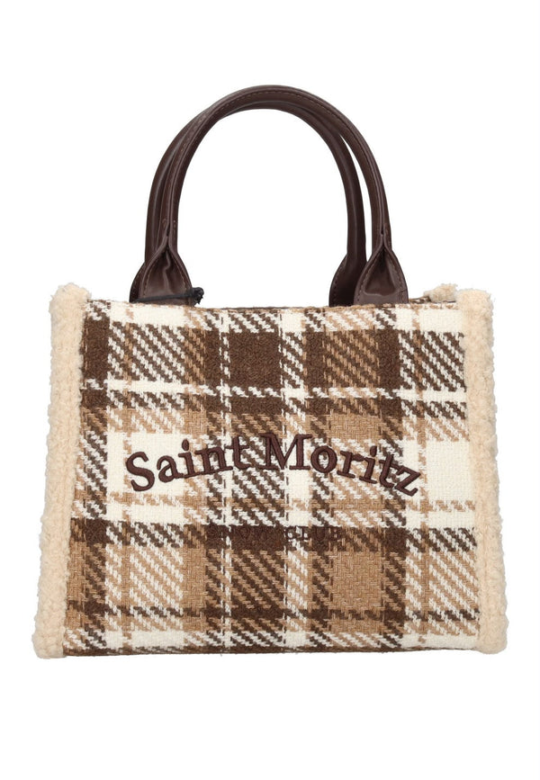 Kuve Borsa A Mano/Tracolla Small Cioccolato/Multicolore