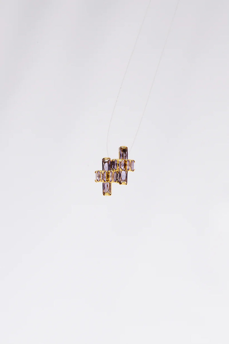 Sodini Bijoux Orecchini Serenissima Viola/Oro 912904V