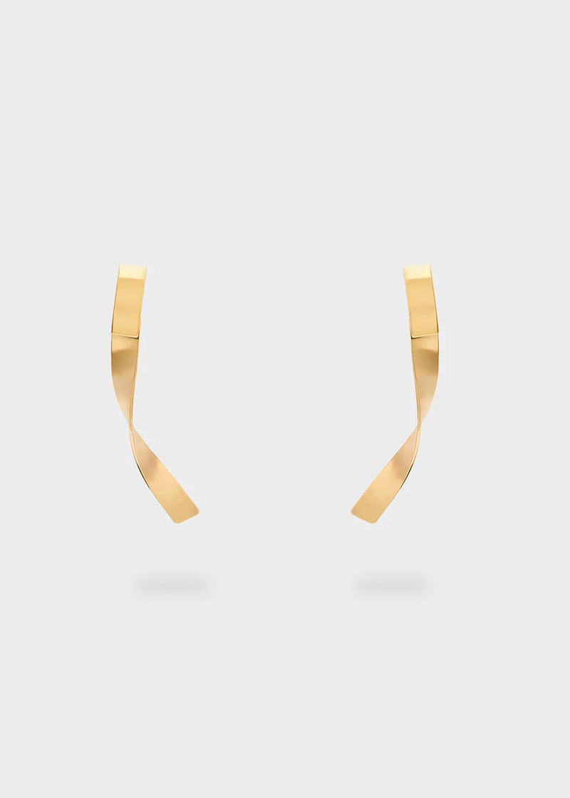 Nali' Orecchini Twist Lunghi Oro