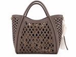 Marc Ellis Borsa A Mano/ Tracolla Flat Bask Leo S Leopard/Light Gold