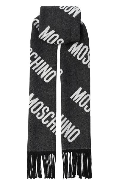 Sciarpa In lana Bianco/nero