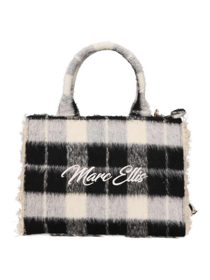 Marc Ellis Borsa A Mano Buby Check M Black