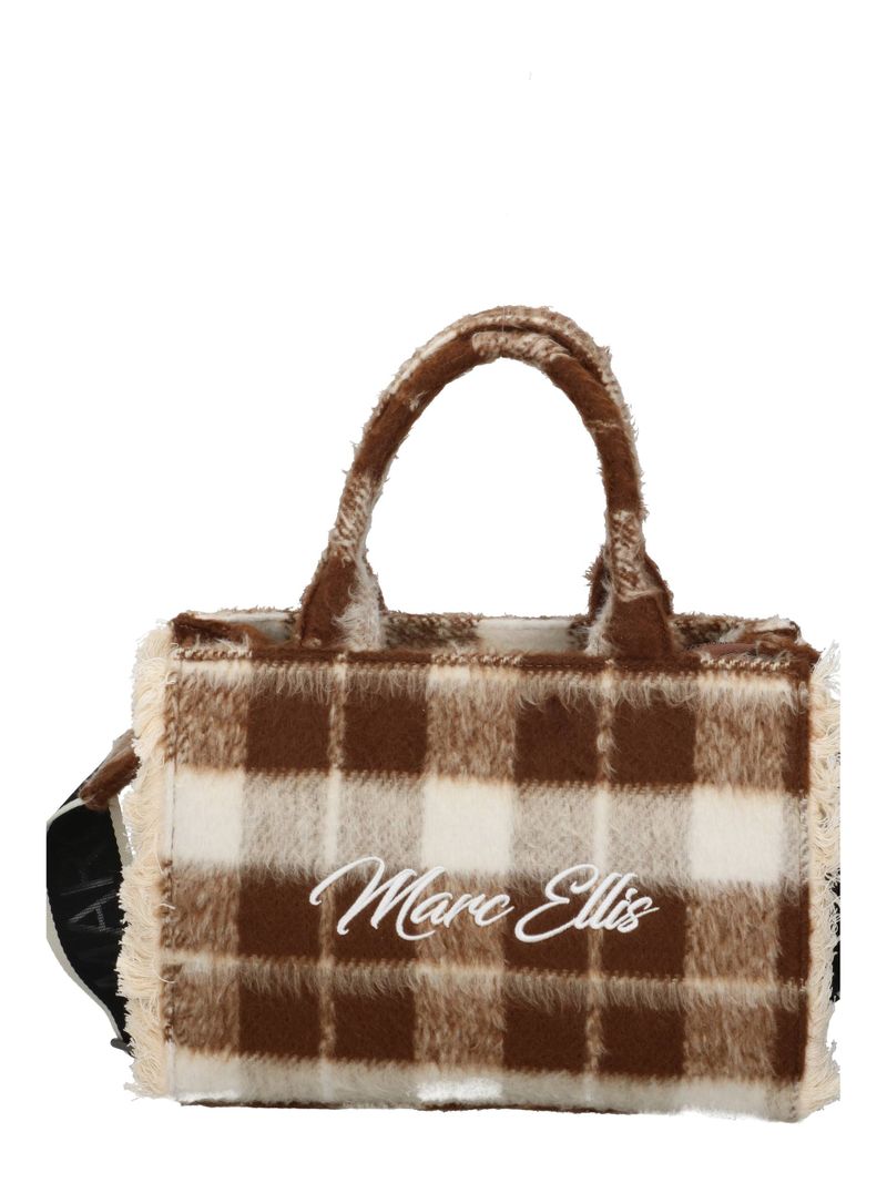 Marc Ellis Borsa A Mano Buby Check M Cocoa
