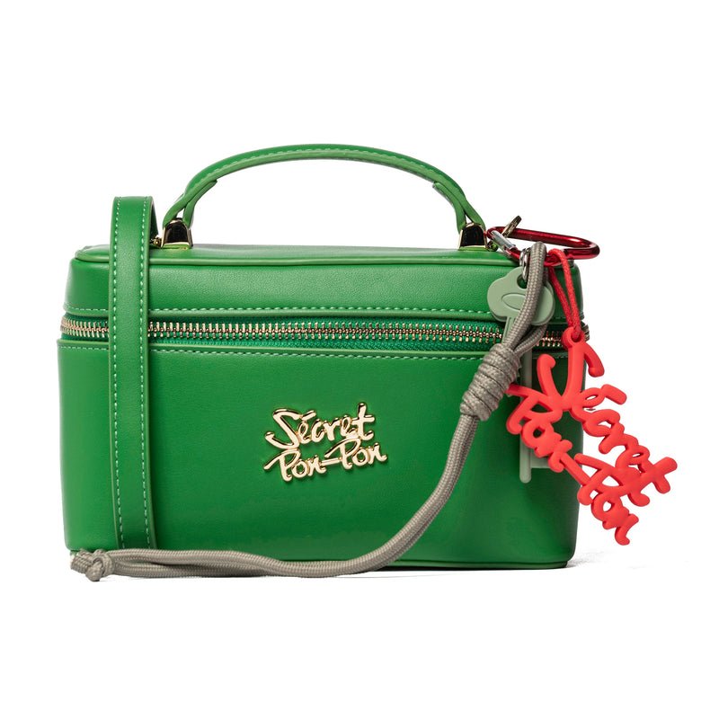 Secret Pon Pon Borsa a Mano/Tracolla Verde Alexandra Beauty