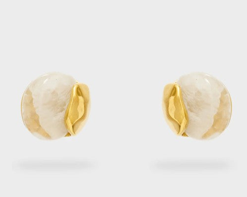 Nali' Orecchini Ava Resina Oro/Bianco MEOR0771