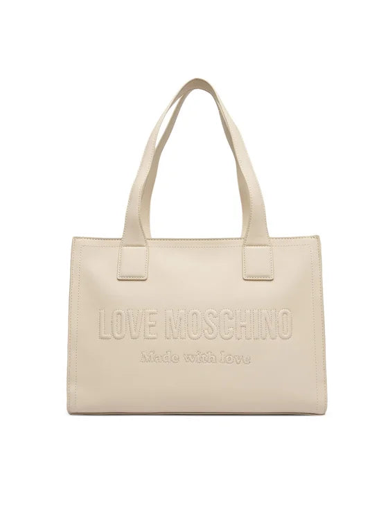 Love Moschino Borsa A Spalla Avorio  JC4045PP1OLE0110