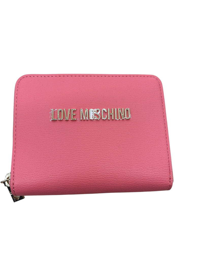 Love Moschino Portafoglio Medio Corallo/Oro