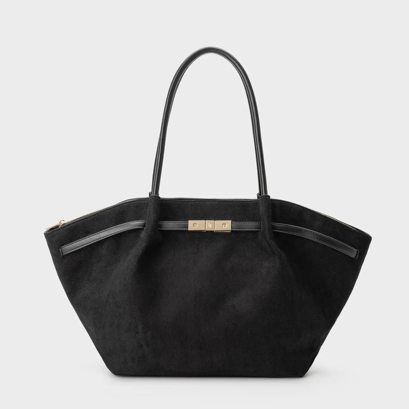 Label Rose Borsa A Spalla/Tracolla Brielle Big Nero/Gold