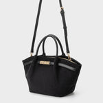 Label Rose Borsa A Mano/Tracolla Brielle Small Nero/Gold