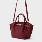 Label Rose Borsa A Mano/Tracolla Brielle Small Bordeaux/Silver